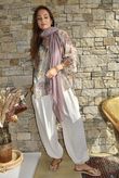 Rustic Peony Blouse Mauve